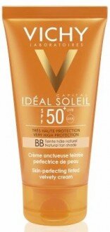 Vichy Ideal Soleil BB Tinted Velvety 50+ Faktör Krem 50 ml Güneş Ürünleri kullananlar yorumlar